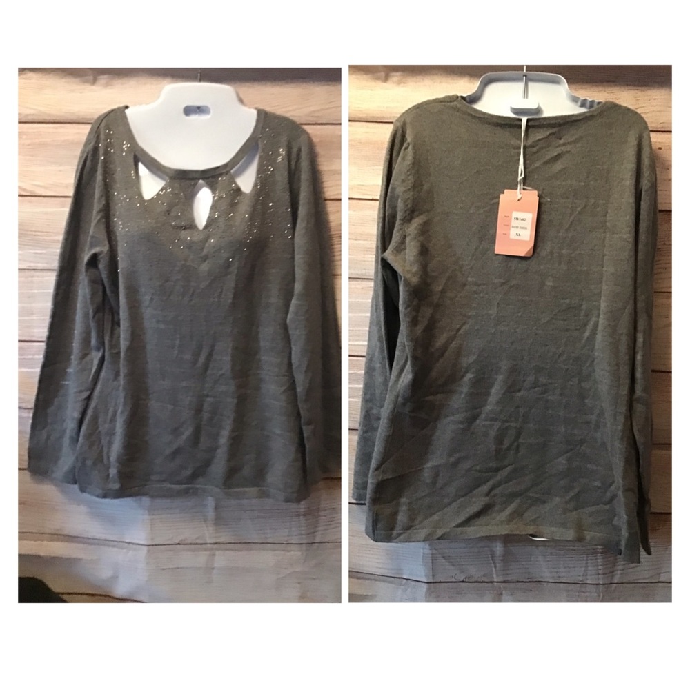 Oliver XL heather charcoal long sleeve NWT